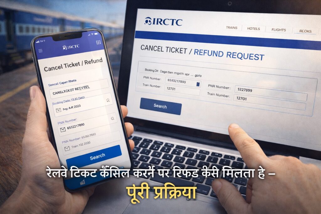 train ticket cancellation rules refund process explained in hindi

