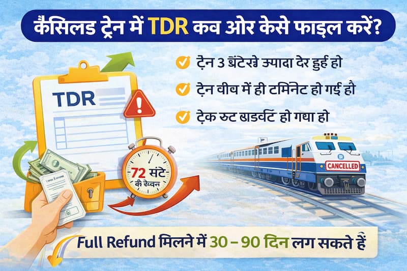 TDR File for Cancelled Train – When and How