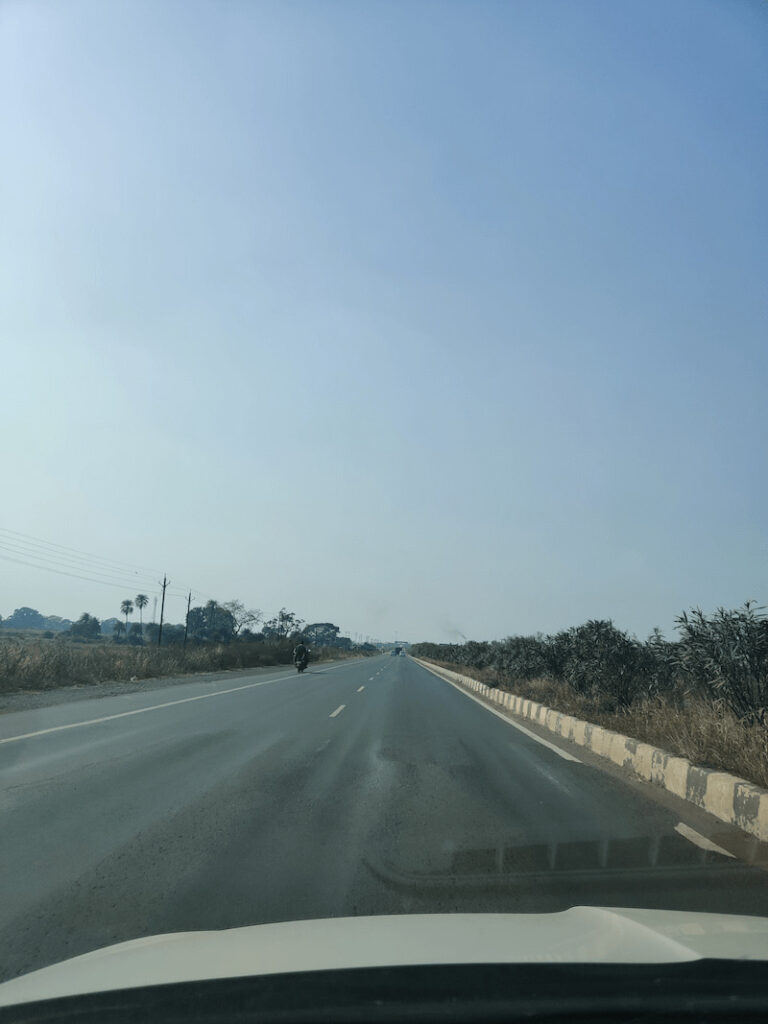 Highway drive during Bangalore to Pondicherry road trip