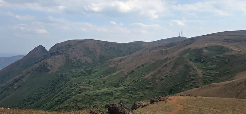 Mullayanagiri hills Chikmagalur trekking view
