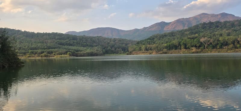 Chikmagalur lake nature view near hills
