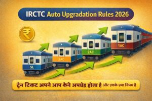 IRCTC Auto Upgradation Rules 2026 ट्रेन टिकट अपने आप अपग्रेड कैसे होता है
