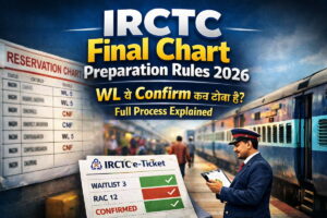 IRCTC chart preparation rules 2026 WL RAC confirm kab hota hai