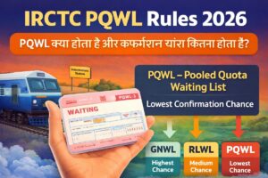IRCTC PQWL Rules 2026 – Pooled Quota Waiting List क्या होता है और कन्फर्मेशन चांस