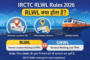 IRCTC RLWL Rules 2026 – Remote Location Waiting List क्या होता है और कन्फर्मेशन चांस