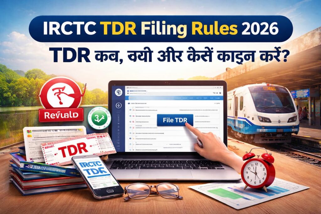 IRCTC TDR Filing Rules 2026 – TDR कब, क्यों और कैसे फाइल करें