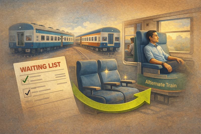 IRCTC vikalp scheme alternate train seat allotment process