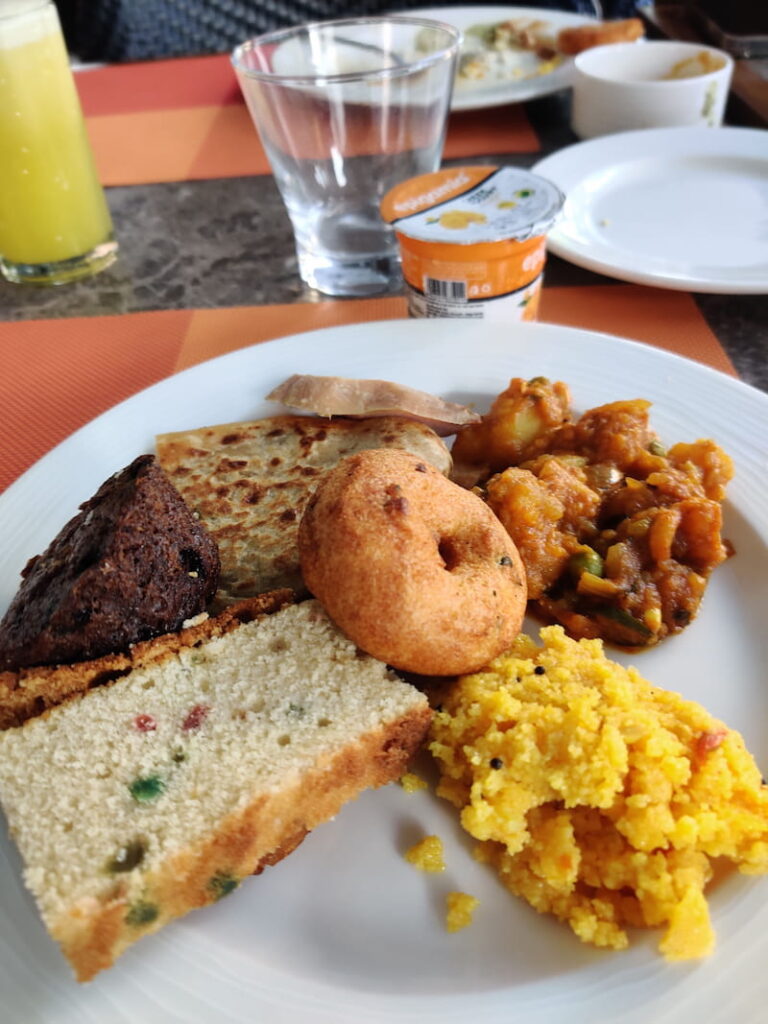 South Indian breakfast in Pondicherry idli vada dosa travel food experience