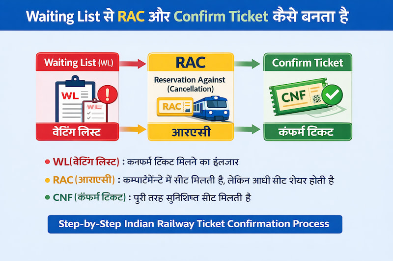 waiting list WL to confirm RAC process train