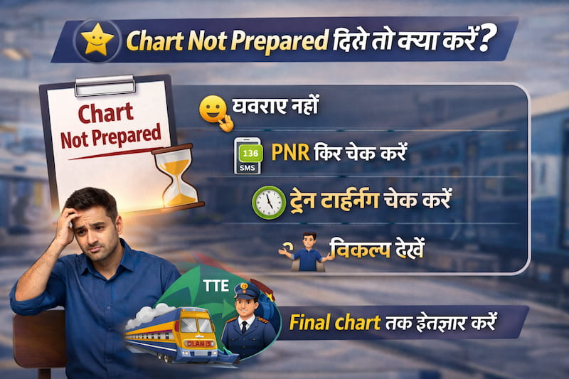 chart not prepared what to do irctc pnr check tips hindi guide