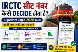IRCTC seat number kaise decide hota hai algorithm seat allotment process Hindi