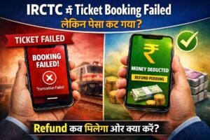 IRCTC ticket booking failed but money deducted refund problem solution guide