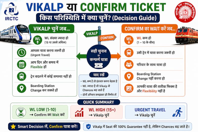 vikalp kab choose kare aur confirm kab wait kare decision guide Hindi