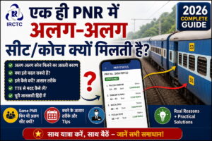 same pnr different coach irctc reason why seats in different coach train